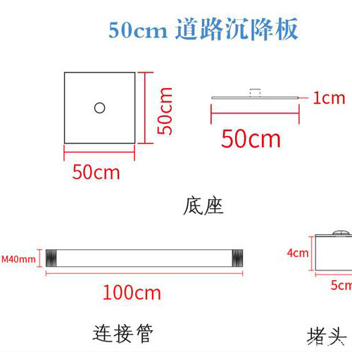 遂宁沉降板规格型号如何选择？